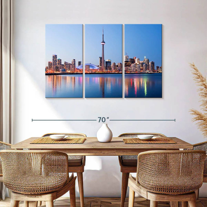 Rorry Toronto Skyline, 36" H x 57" W