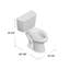 Highline Two-Piece Elongated 1.6 GPF Toilet with Pressure Lite Flush and Left-Hand Trip Lever-440060466-479706971