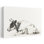 Vache couchée par Jean Bernard, art rétro classique de vache rétro