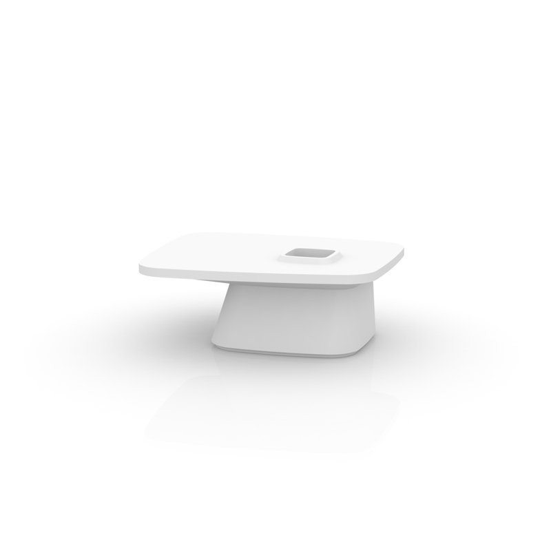Noma Plastic Coffee Table, White