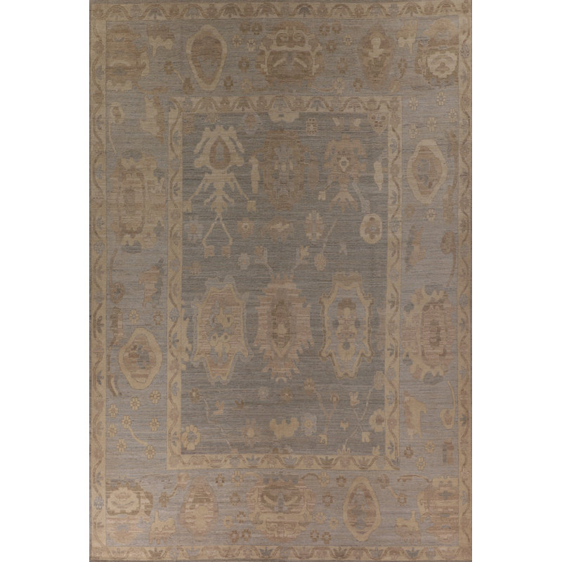 Vegetable Dye Oushak Oriental Large Rug 10