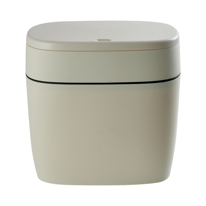 9 Litre Touch Top Countertop Waste Basket