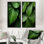 Ensemble de 2 feuilles de palmier Serenity - palmiers et palmiers