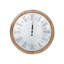 Horloge murale surdimensionnée 32,3 "avec cadre en bois de sapin et chiffres en métal galvanisé Grant