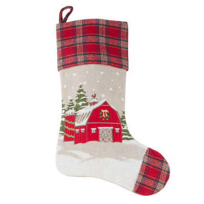 Chaussette de grange de noël