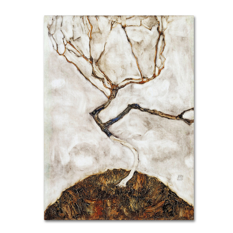 «Small Tree In Late Autumn», reproduction sur toile tendue, H 47 po x l 35 po