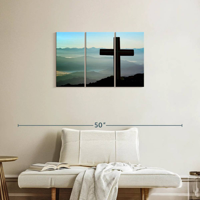 Adella Mountain Cross, 20" H x 33" W