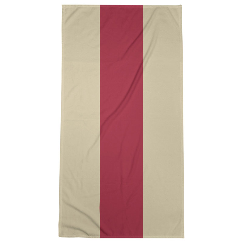 Beach Towel, Sonoran Sand/Sedona Red/Sonoran Sand, Microfiber, Beach Towel