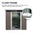 6Ft X 5Ft Outdoor Metal Storage Transparent Plate-125096927