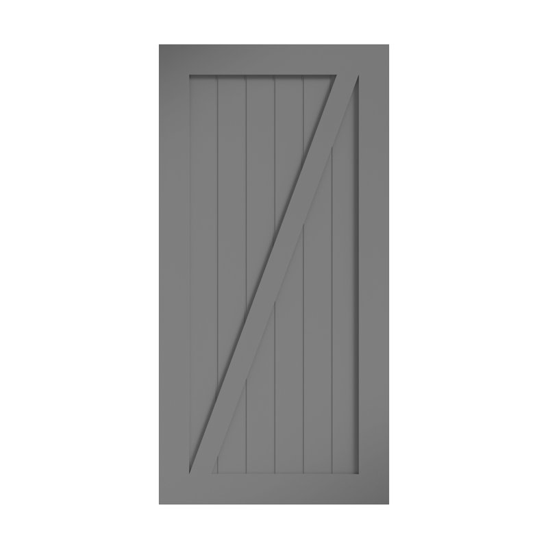 Porte de grange à lambris de bois, 36 po x 96 po