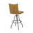 Jaibir Swivel 29.92" Upholstered Top Grain Leather Counter Bar Stools (Set of 2)-675156995