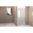 37-36"X 72" Pivot Shower Door, Aluminum Frame, Half Frame,1/4"(6Mm) Tempered Glass Explosion Proof Film