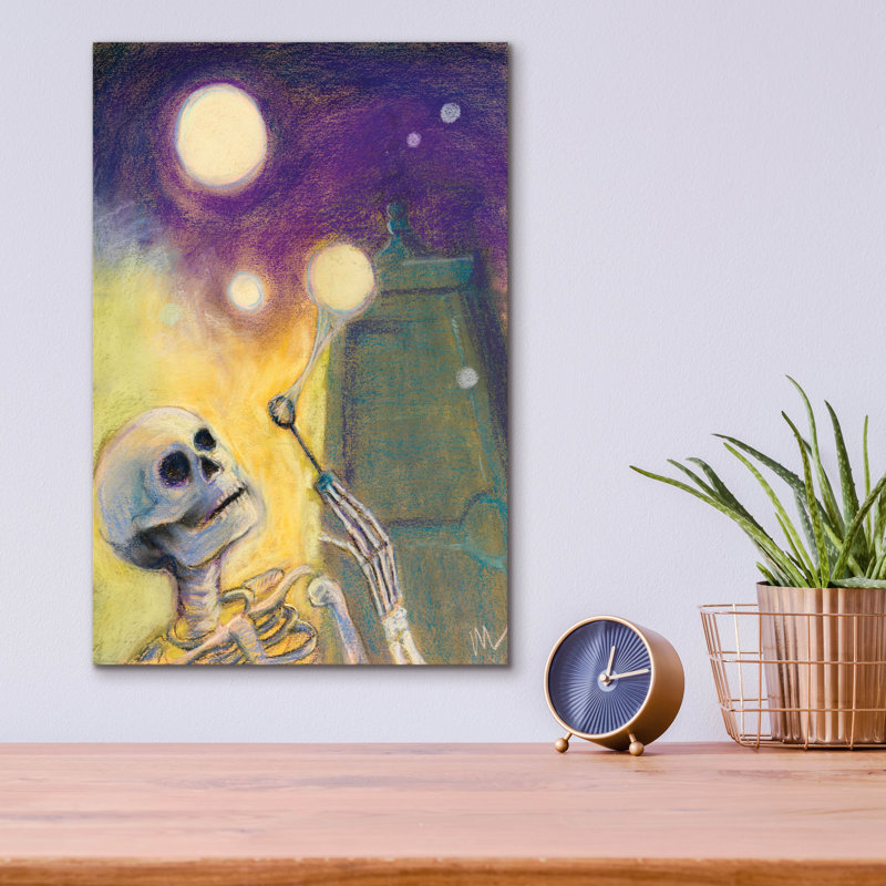 "Orbs!" Par Marie Marfia Fine Art, H 16 po x l 12 po