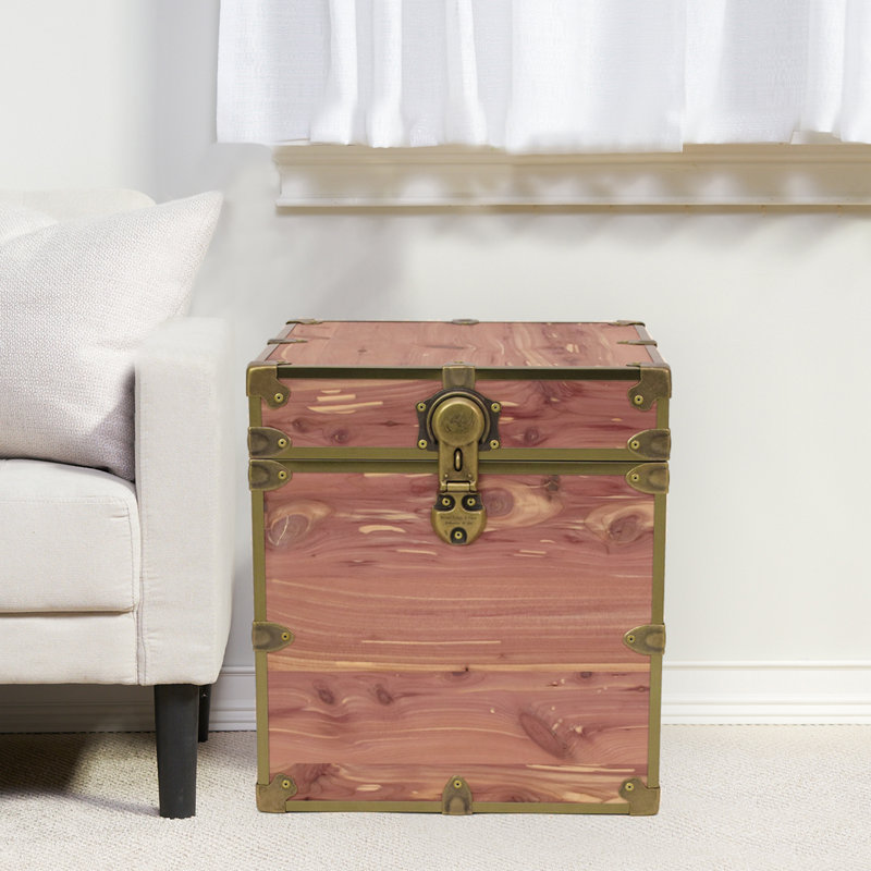 Table de bout Rhino Knotty Cedar, Doré, H 24 po x l 20 po