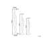 3 Piece Aluminum Floor Candlestick Set