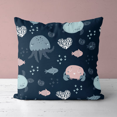 Cushion Adventure Under The Sea Throw Pillow