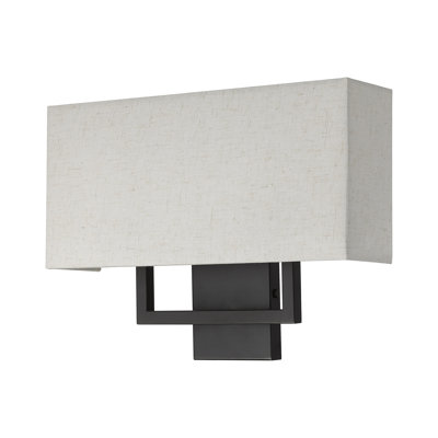Willow 2 Light Steel Dimmable Corner Wall Light