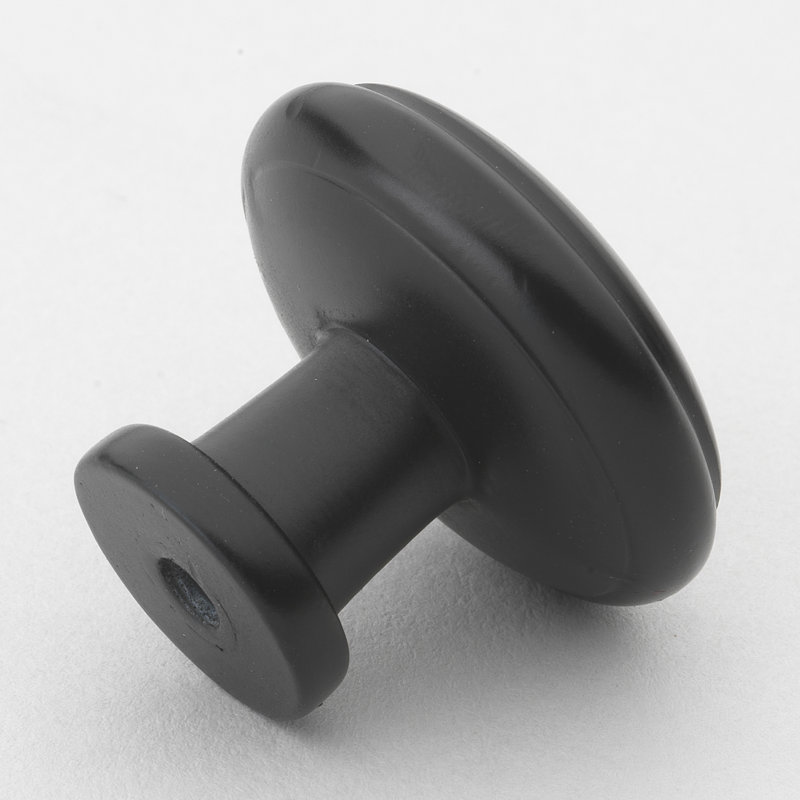 Mushroom Knob, Matte Black
