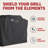 TYTUS Grill & Prep Cart + Portable Unit Cover