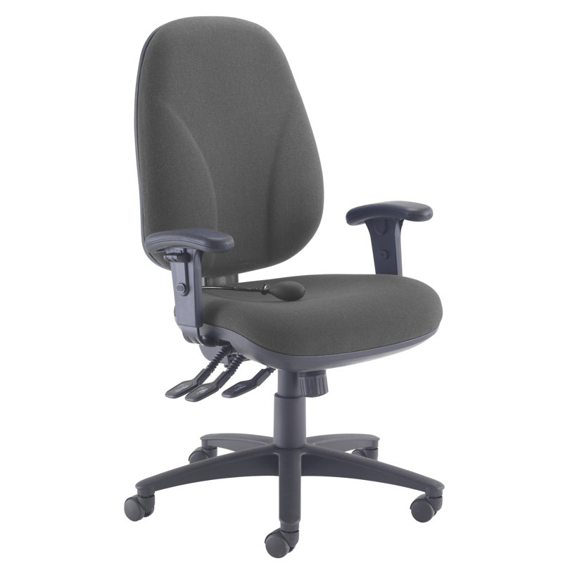 Chenault Office Chair, Adjustable, Charcoal