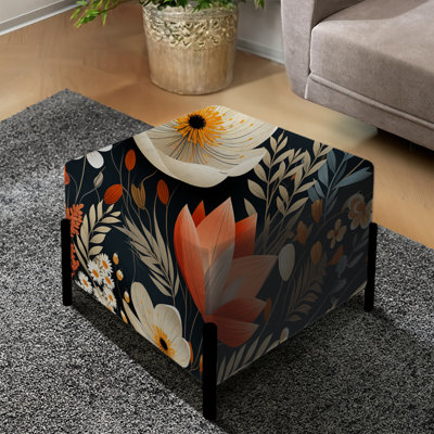 Zucker - Repose-pieds carré floral