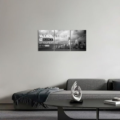 Art mural sur toile de motivation