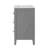 30'' Bathroom Vanity With Ceramic Sink Combo, Free Standing Single Vanity Set With 3 Drawers,  Wood Frame Bathroom Storage Cabinet, Gray-2018382376