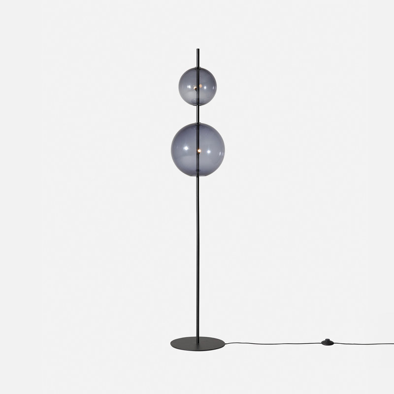 Point Floor Lamp Modular, Smoke Gray
