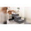 3 Step Dog Steps, Portable Dog Steps for Sofa Bed with Storage Box