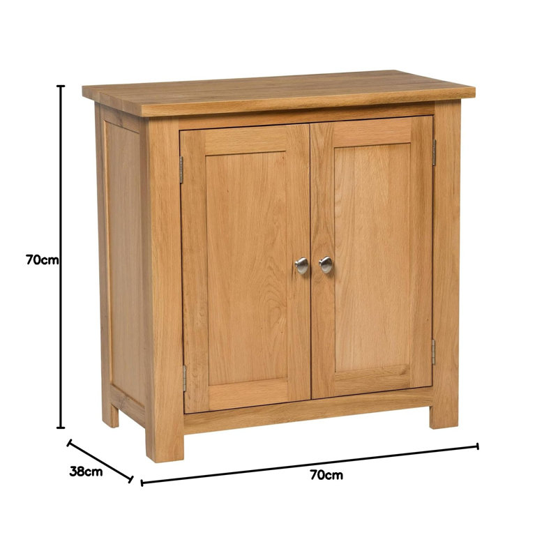 Farris 6 Pair Solid Wood Shoe Storage Cabinet