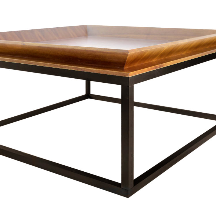 Le Solid Wood Coffee Table, Oak, Oiled Bronze