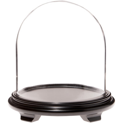 Cloche à dôme en verre 11,75 po x 12 po Brentwood