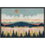 «Abstract Mountain Nature Scenery - Floater Frame», reproduction d'art sur toile-309820710-336844669