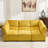 Modular Sectional Sofa U Shaped Modular Couch With Reversible Chaise Modular Sofa Sectional Couch,6- Seat Convertible Sofa-2124046314