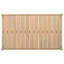 Table basse d'extérieur en bois d'acacia Haven avec plateau à lattes-122565089