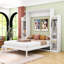 Lit escamotable Dannen avec lumières DEL et tablettes réglables-990475737-995764983