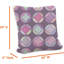 Indoor / Outdoor Geometric Purple Square Cushion Cover-1451304308