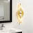 Hollow Out Three Color Light Source Acrylic Bedside Lamp