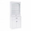 Armoire de rangement pour salle de bain avec tablette réglable
