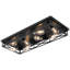 Plafonnier encastré, luminaire de cuisine encastré noir 8 lumières Farmhouse, plafonnier encastré en métal de 31 po pour base de couloir d'entrée de cuisine E26-125845309-125845311