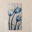 « Tulipes is Blue »-impression d’art graphique sur bois