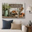 «Rustic Farmhouse Kitchen pain and Flower Still Life», images de cuisine, impression sur toile encadrée, impression numérique-134328927-134328930