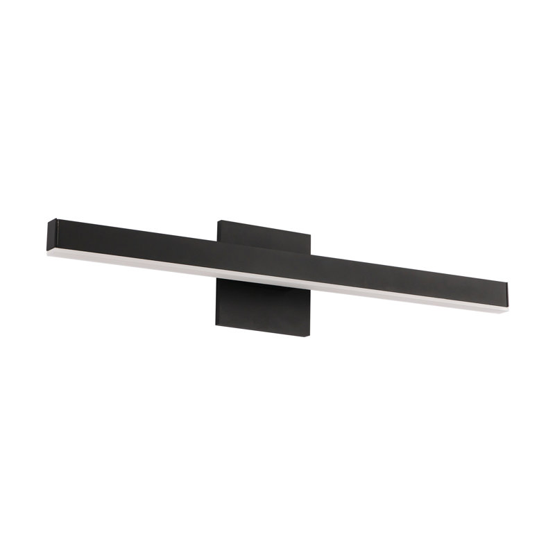 1 - Light Dimmable LED Bath Bar, Black, No