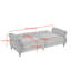Canapé modulaire à accoudoirs roulés en velours 87,8 po Hanika-396798866