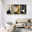 "Boho Style Geometric Color Shape", reproduction d'art sur toile encadrée-1536479345-1536479348