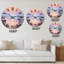 Horloge murale nautique et côtière pastel-59913368