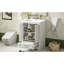 Meuble-lavabo de 61 cm avec lavabo en céramique, lignes élégantes, construction robuste, tiroir spacieux, style moderne, céramique, organisé