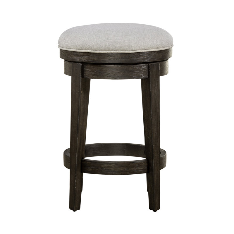 Odysseus Swivel Upholstered Counter Stool