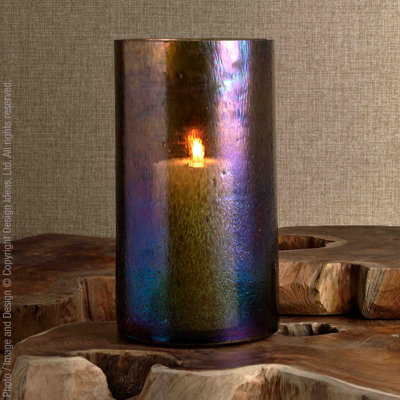 Jhana 10.24'' H Glass Tabletop Hurricane