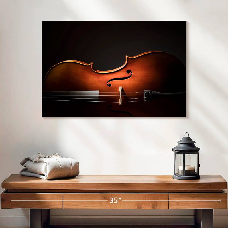 Abarca Cello Curves, 16" H x 24" W